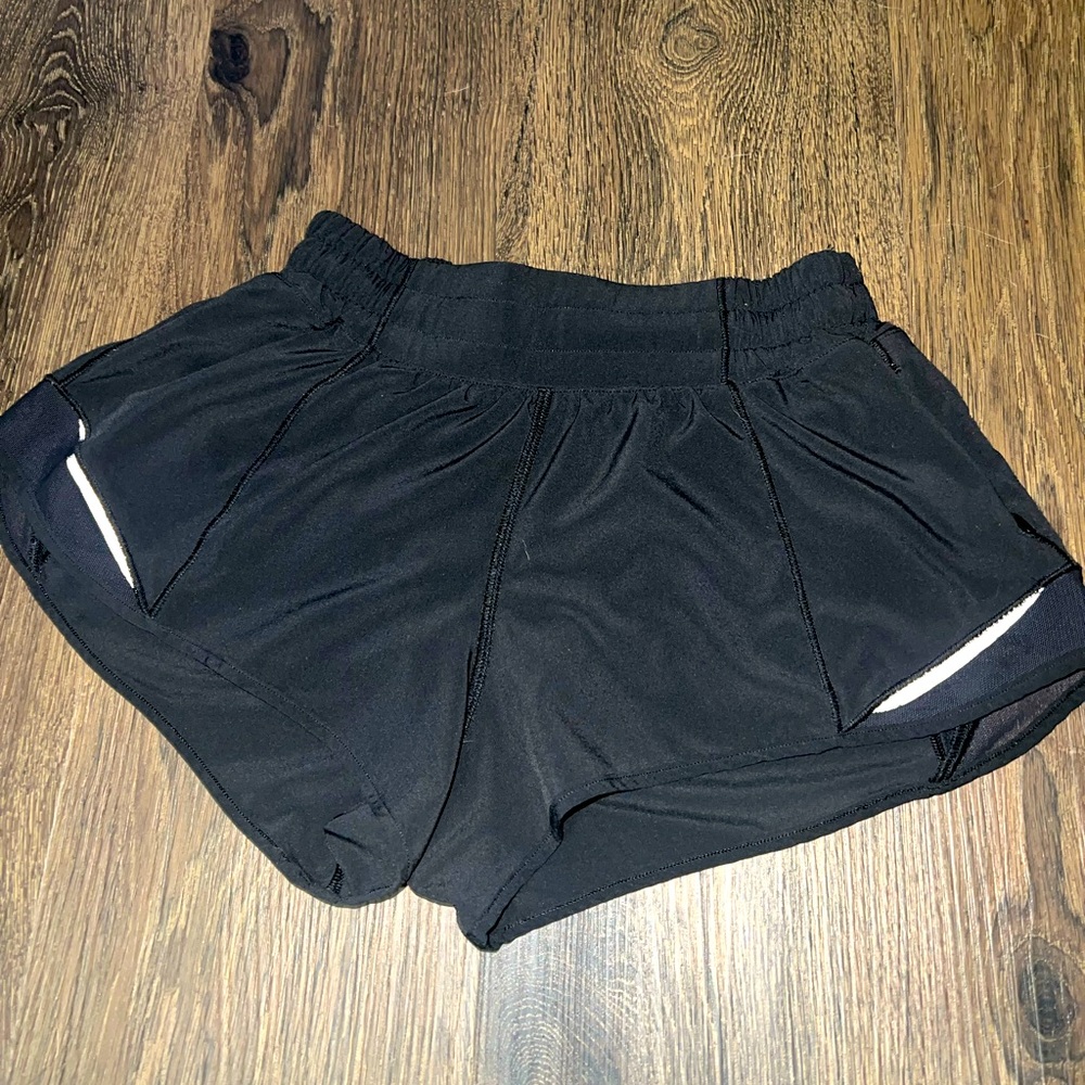 Black LuluLemon Hotty Hot Shorts! For sale!